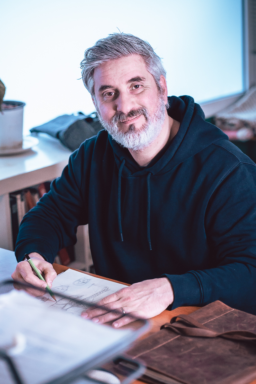 Fabien SOUTRIC à l'atelier de l'Encre Sympathique